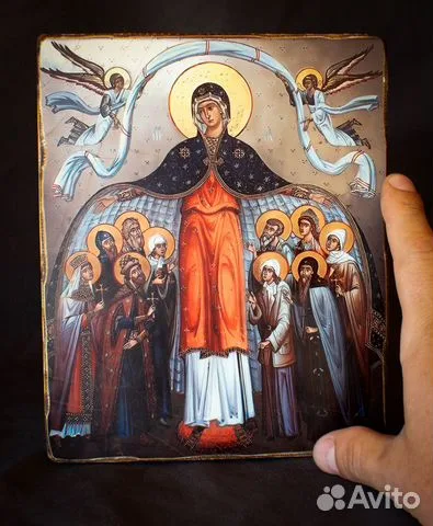 На память: Икона "Покров Богоматери"