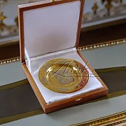 Тарелка "Санкт-Петербург". Златоуст — оригинальный подарок — фотография 1