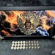 Нарды под стеклом «Держава» в подарок — фотография 10