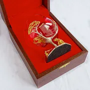 Бокал для коньяка «Охота на медведя» — оригинальный подарок — фотография 3