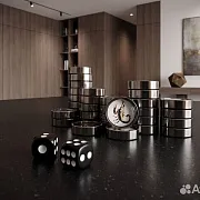 Подарочные нарды под стеклом «Скорпион» — фотография 3