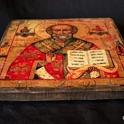 На память: Святой Николай Угодник". Икона — фотография 7