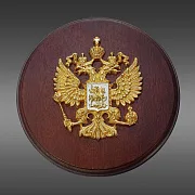 Плакетка «Гербовая» на деревянной основе в подарок — фотография 3