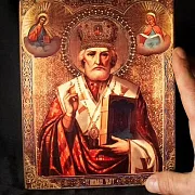 Святой Николай с Иисусом и Богоматерью в подарок — фотография 2