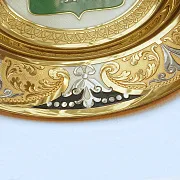 Подарочная декоративная тарелка "Челябинск". Златоуст — фотография 3
