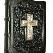 Евангелие — книга в кожаном переплёте в подарок — фотография 2