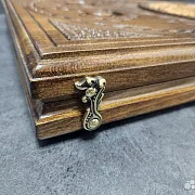 Резные деревянные нарды «Держава» — оригинальный подарок — фотография 7