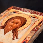 На память: Икона Спас Нерукотворный («Спас Мокрая Брада») — фотография 7