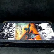 Нарды под стеклом «Великая Победа» — необычный подарок — фотография 2