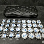 Комплект стальных фишек для нард «BMW» — оригинальный подарок — фотография 2