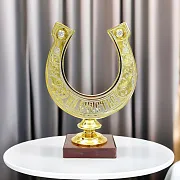Сувенир подкова "Яшма". Златоуст — оригинальный подарок — фотография 1