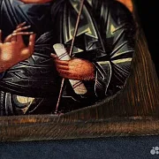 Икона "Святой Апостол Андрей Первозванный" — оригинальный подарок — фотография 6