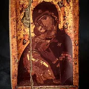 Иконка "Владимирская" Божией Матери. 15 см — красивый подарок — фотография 4