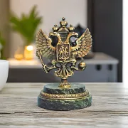 Подарочная бронзовая статуэтка «Герб Российский» — фотография 1