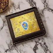 На память: Зажим из кожи «Следственный комитет РФ» — фотография 1