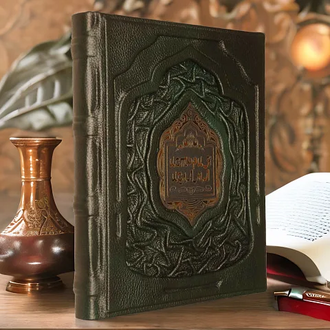 На память: History of Islam — Коран в кожаном переплёте