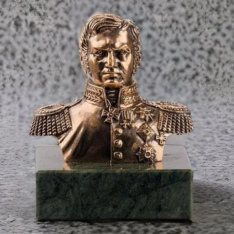 В подарок: Бюст «Ермолов А.П.» из бронзы
